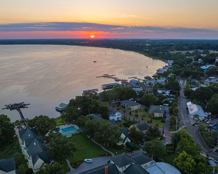 Aerial View of Lake Dora and the Inn